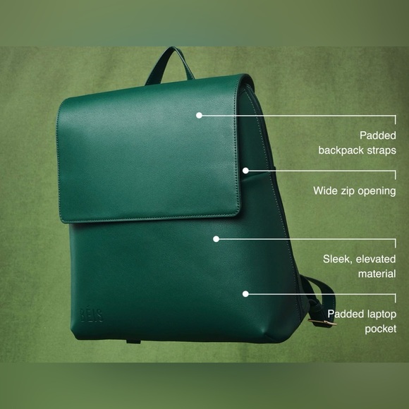 BÉIS Green WICKED 💚 Backpack - Picture 2 of 10